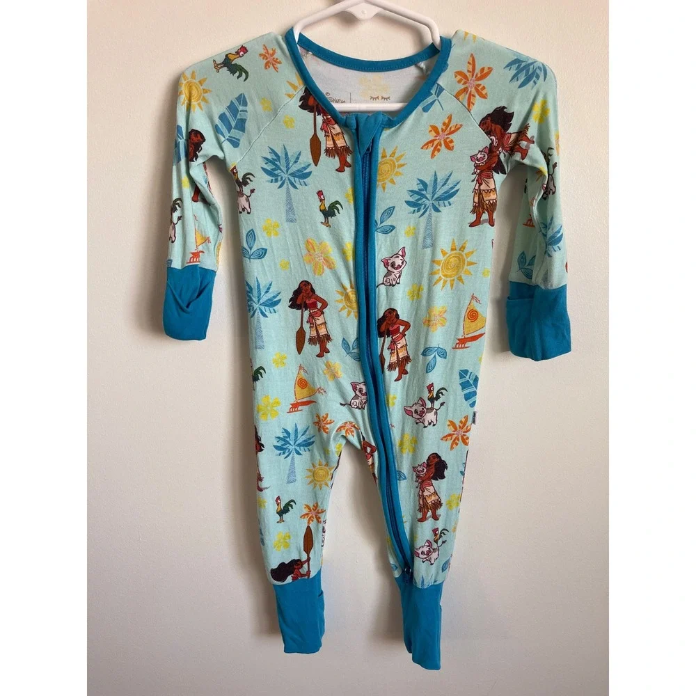 Little Sleepies Disney Moana Zippy 0-3 Months